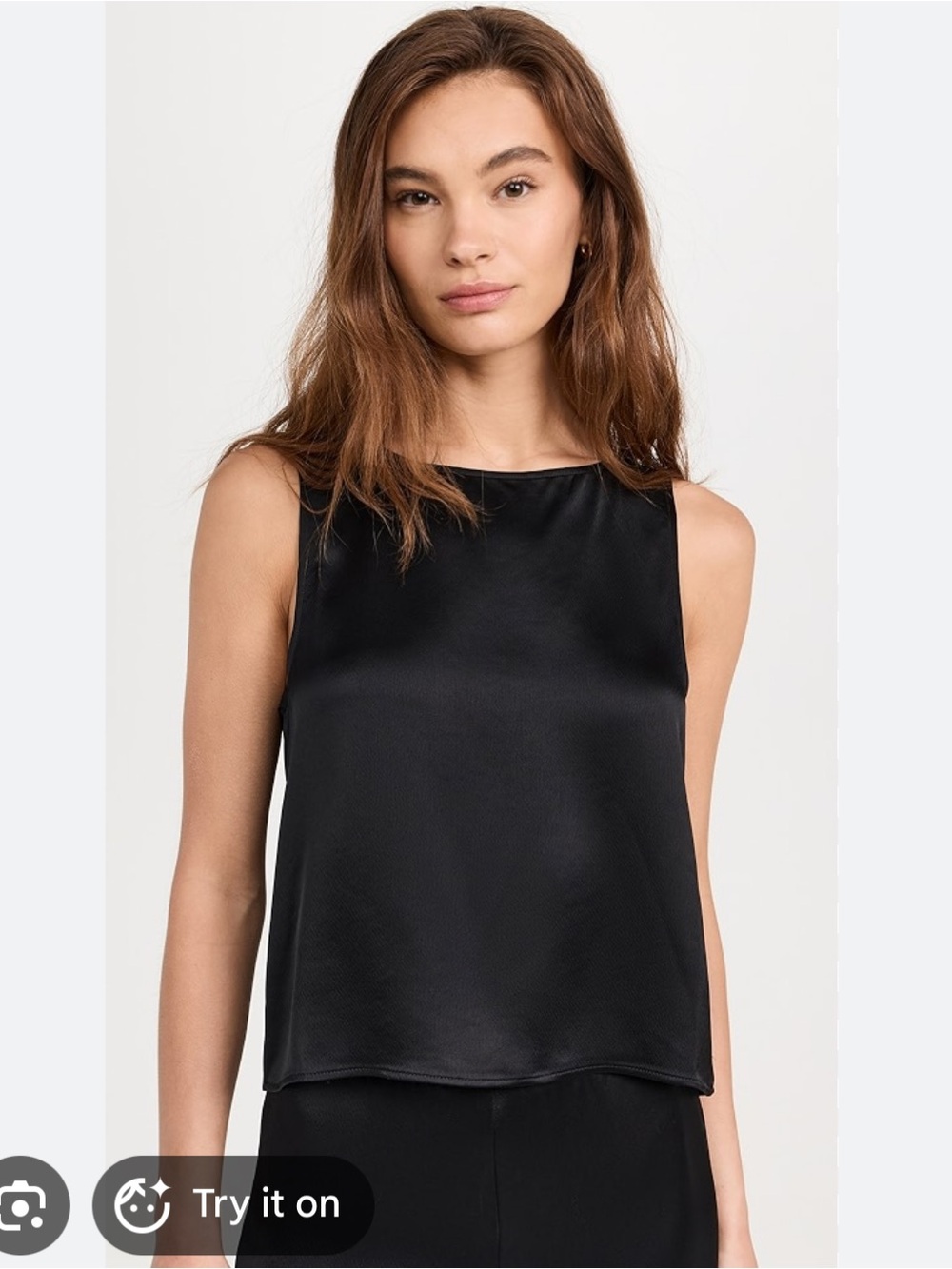LESET Dark blue midnight Barn Sleeveless Top
